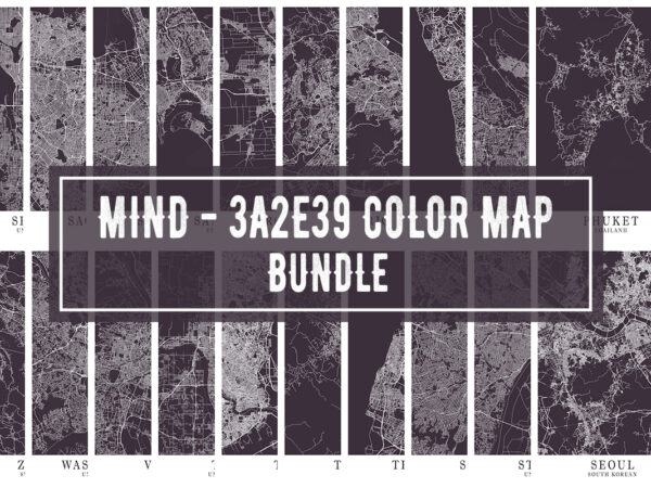Mind – 3a2e39 color map bundle t shirt designs for sale