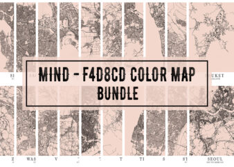 Mind – F4D8CD Color Map Bundle t shirt designs for sale