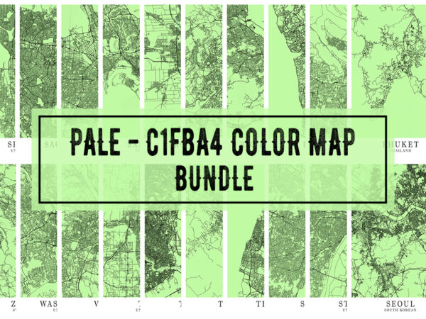 Pale – c1fba4 color map bundle t shirt illustration