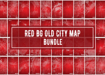Red BG Old City Map Bundle t shirt design online