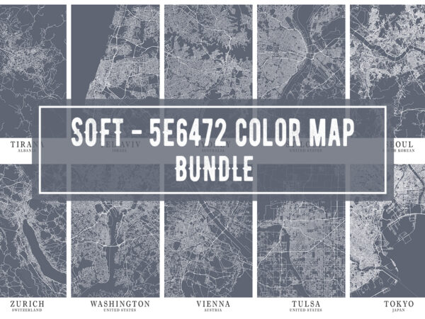 Soft – 5e6472 color map bundle t shirt template vector