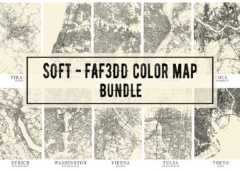 Soft – FAF3DD Color Map Bundle t shirt template vector