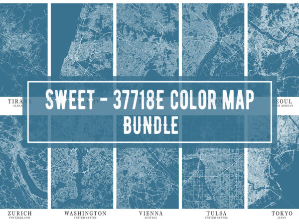 Sweet – 37718e color map bundle t shirt template vector