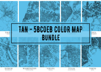 Tan – 5BC0EB Color Map Bundle