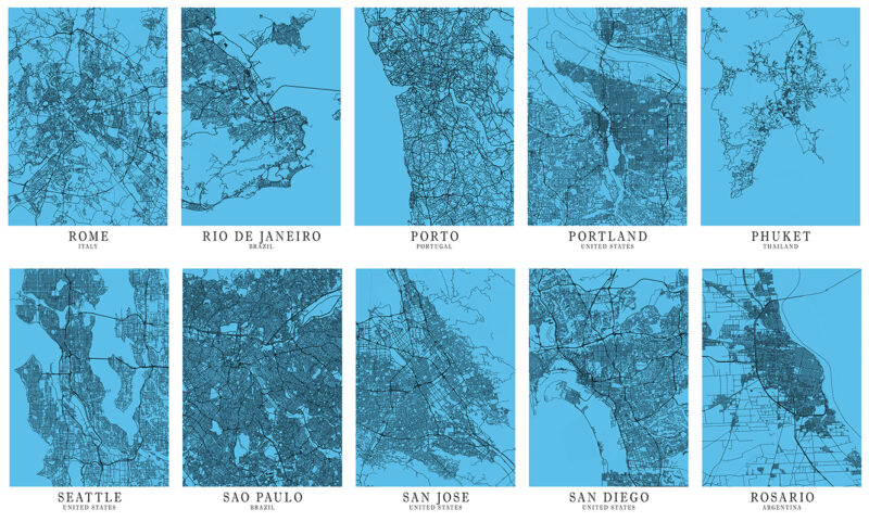 Tan – 5BC0EB Color Map Bundle