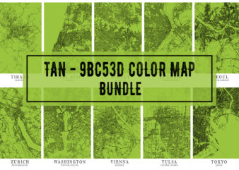 Tan – 9BC53D Color Map Bundle
