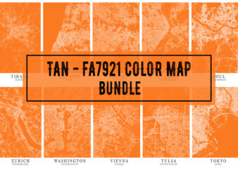 Tan – FA7921 Color Map Bundle t shirt designs for sale