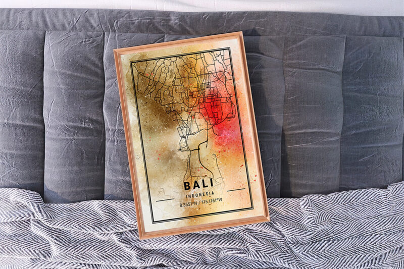 Ara Watercolor Map Bundle