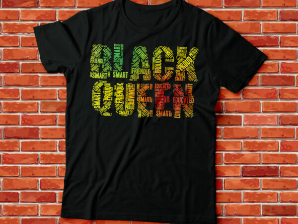 Black queen african american entrepreneur matters | black entrepreneur matters | african pattern style text t shirt template