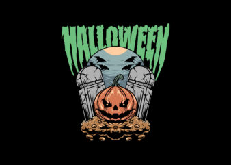 cemetery halloween t shirt vector file