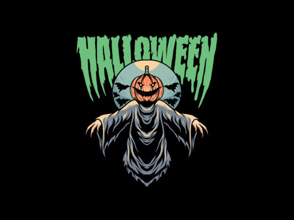 Haunted pumpkin halloween graphic t shirt