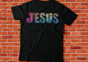 Jesus GOS’s Glory, preacher, heavenly, hope, righteous one |Christian bible quote design