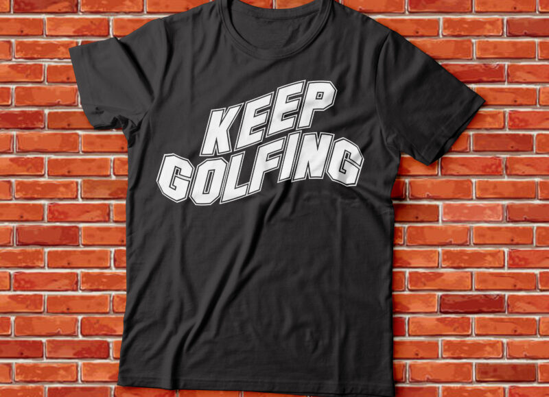 keep golfing tee design