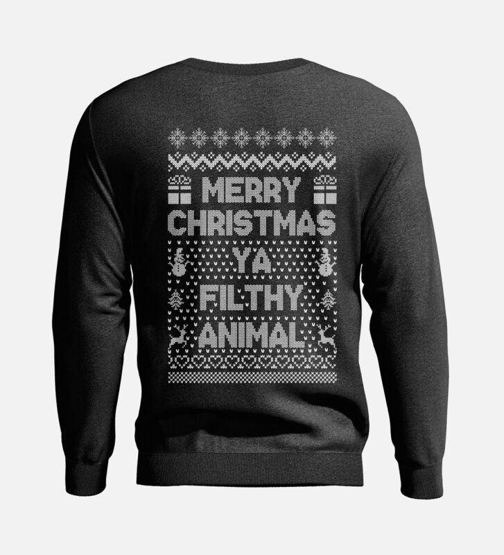 Pack Of 6 Christmas Ugly Sweater Designs