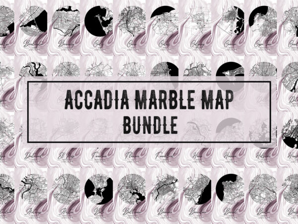 Accadia marble map bundle t shirt vector