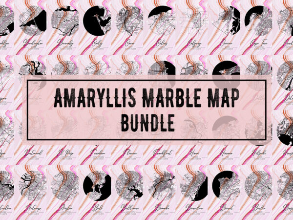 Amaryllis marble map t shirt vector