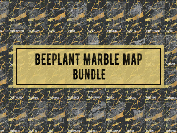 Beeplant marble map bundle t shirt template