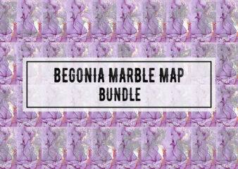 Begonia Marble Map Bundle t shirt template