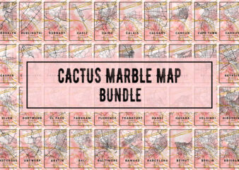 Cactus Marble Map Bundle