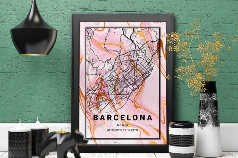 Camellia Marble Map Bundle