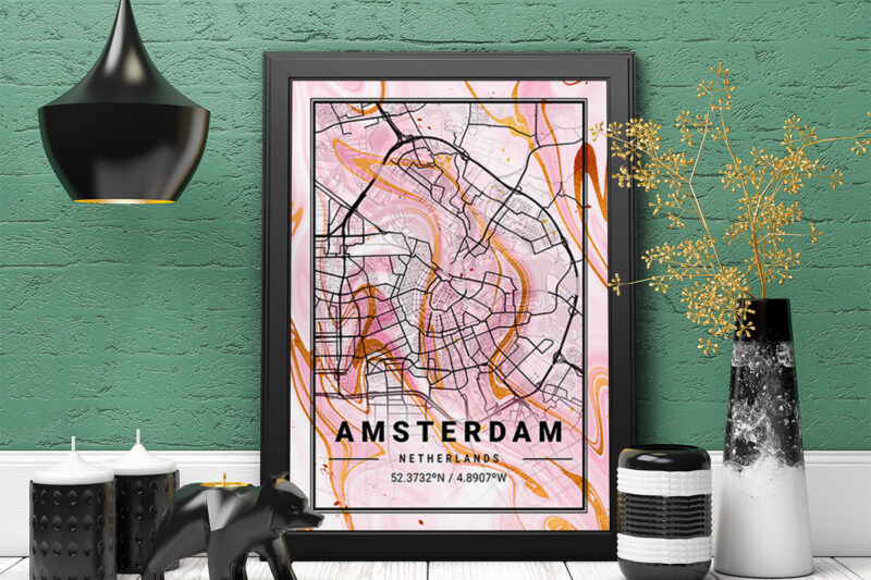 Camellia Marble Map Bundle