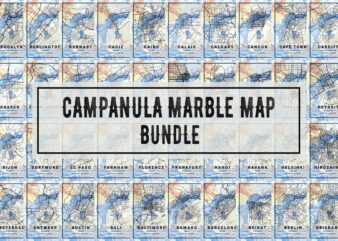 Campanula Marble Map Bundle t shirt vector file