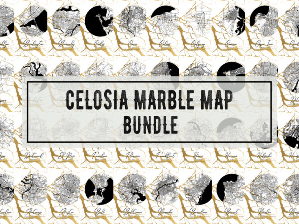 Celosia marble map bundle t shirt vector file