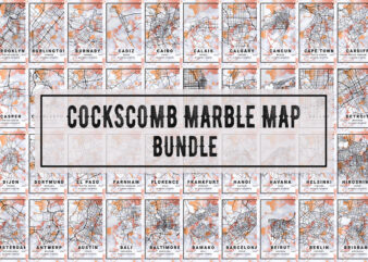 Cockscomb Marble Map Bundle