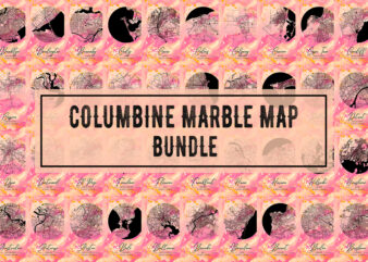 Columbine marble map bundle