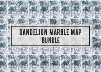 Dandelion marble map bundle