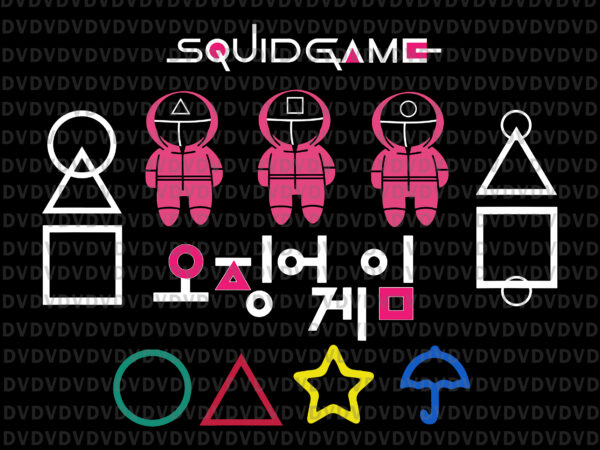 Squid game svg, squid korean drama scary game accepte the invitationsquid svg, game svg ,squid game svg, squid game movie svg, game svg, squid game png, squid game t shirt template vector