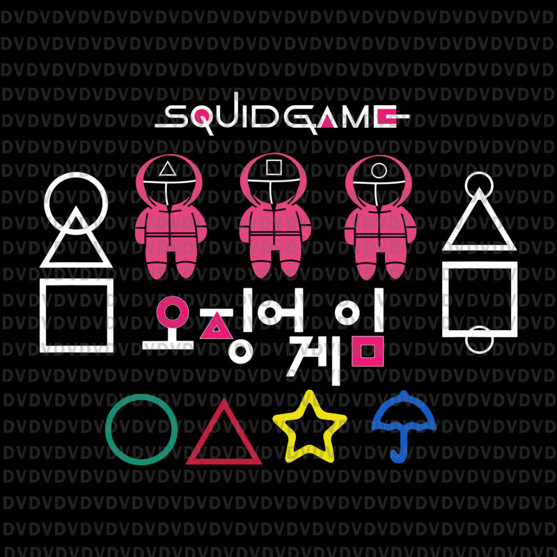 Squid game SVG, Squid korean drama scary game accepte the invitationsquid svg, game svg ,squid game svg, squid game movie svg, game svg, squid game png, squid game