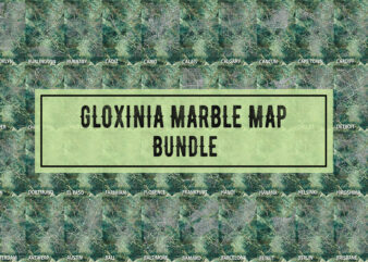 Gloxinia Marble Map Bundle t shirt design template