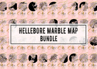 Hellebore Marble Map Bundle graphic t shirt