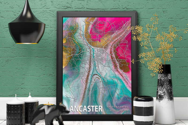 Hibiscus Marble Map Bundle