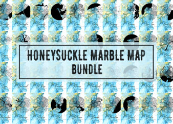 Honeysuckle Marble Map Bundle graphic t shirt
