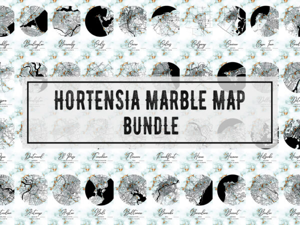 Hortensia marble map bundle graphic t shirt