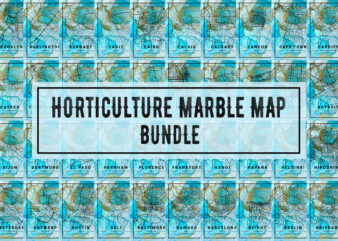 Horticulture Marble Map Bundle graphic t shirt