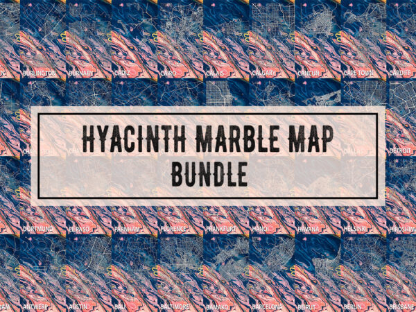 Hyacinth marble map bundle graphic t shirt