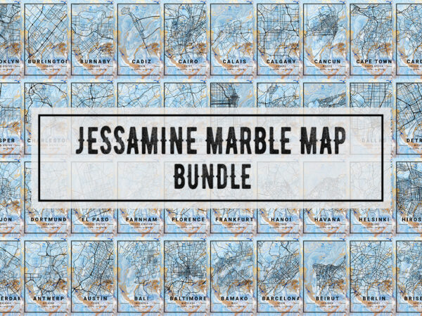 Jessamine marble map bundle vector clipart Jessamine marble map bundle vector clipart