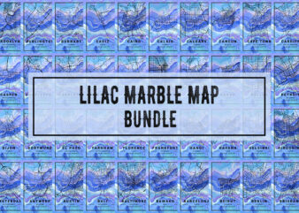 Lilac Marble Map Bundle