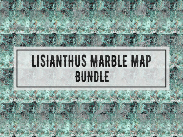 Lisianthus marble map bundle t shirt vector graphic