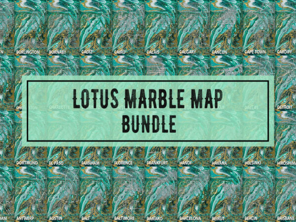 Lotus marble map bundle t shirt vector graphic