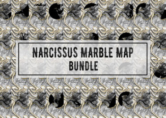 Narcissus Marble Map Bundle T shirt vector artwork