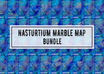 Nasturtium Marble Map Bundle