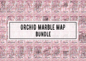 Orchid Marble Map Bundle t shirt design online