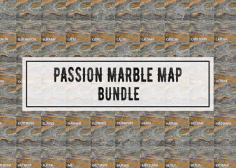 Passion Marble Map Bundle t shirt illustration