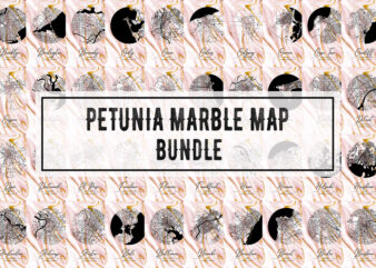 Petunia Marble Map Bundle t shirt illustration