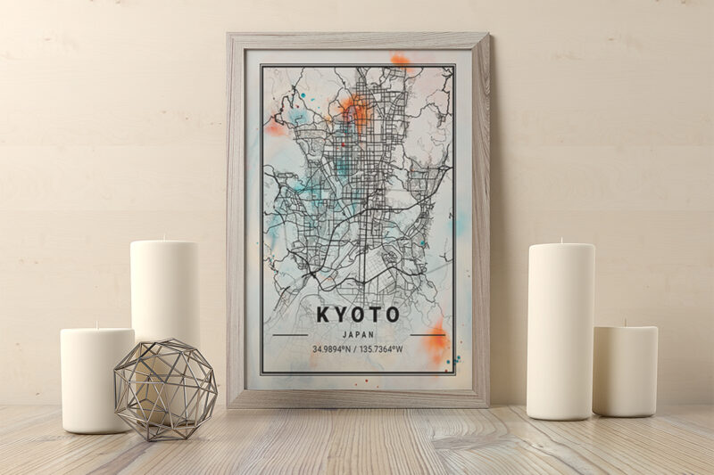 Phoenix Watercolor Map Bundle