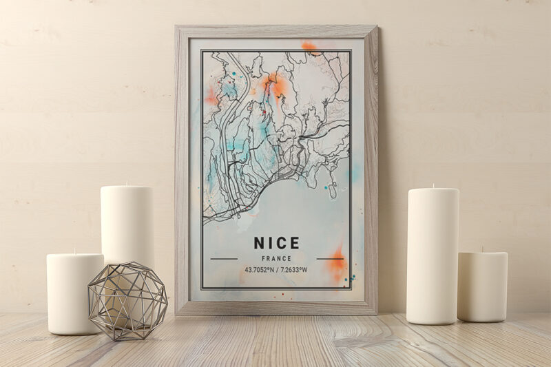 Phoenix Watercolor Map Bundle